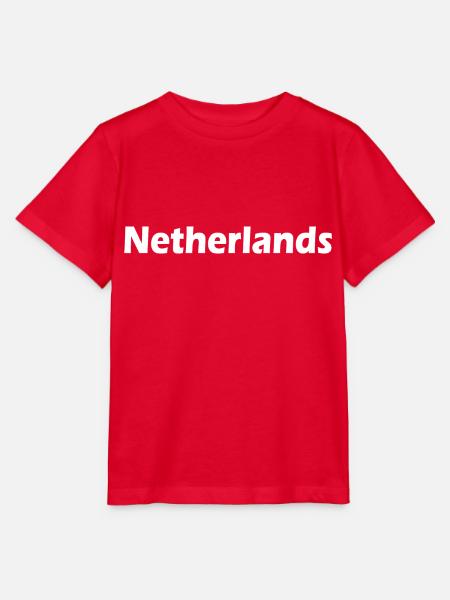 Netherlands - Stanley/Stella Kinder T-Shirt MINI CREATOR  - Rot