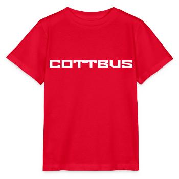 Cottbus - Brandenburg - Deutschland - Slogan - Stanley/Stella Kinder T-Shirt MINI CREATOR  - Rot - Vorne - Jaiden (125cm)