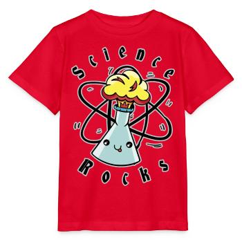 La science roche - T-shirt bio MINI CREATOR Stanley/Stella Enfant - rouge - Devant - Jaiden (125cm)