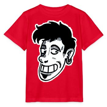 Sourire - T-shirt bio MINI CREATOR Stanley/Stella Enfant - rouge - Devant - Jaiden (125cm)