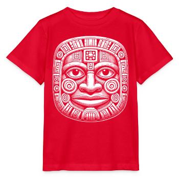 Mask - Stanley/Stella MINI CREATOR Kids’ T-Shirt - red - Front - Jaiden (125cm)
