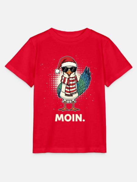 Möwe Weihnachtsmann - Stanley/Stella Kinder T-Shirt MINI CREATOR - Rot