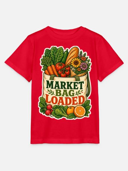 MARKET BAG LOADED - Stanley/Stella Kinder T-Shirt MINI CREATOR  - Rot