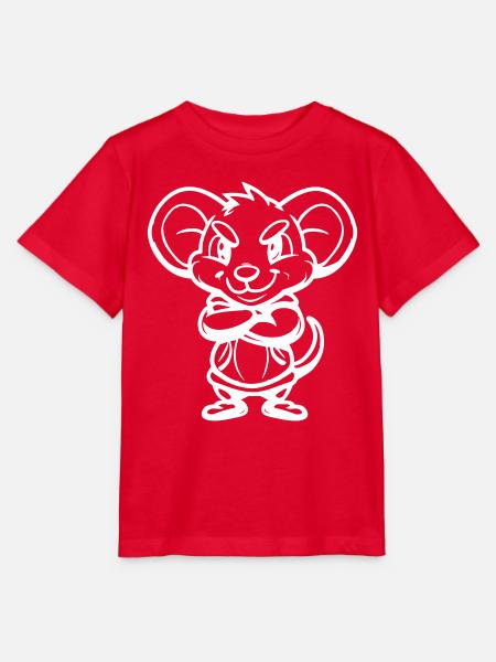 maus - Stanley/Stella Kinder T-Shirt MINI CREATOR  - Rot
