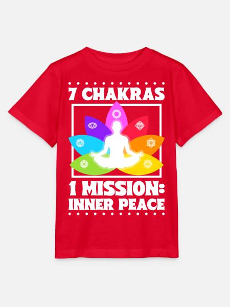 7 Chakren – Innerer Frieden - Stanley/Stella Kinder T-Shirt MINI CREATOR - Rot