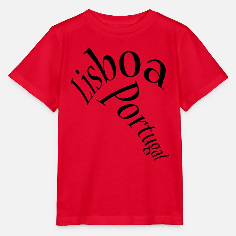 Lisboa - Lisbonne - T-shirt bio MINI CREATOR Stanley/Stella Enfant - rouge