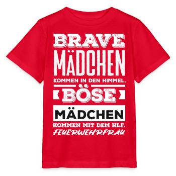 Feuerwehr Feuerwehrmann Geschenk - Stanley/Stella Kinder T-Shirt MINI CREATOR  - Rot - Vorne - Jaiden (125cm)