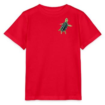 Schildkröte Wachsmalstift - Stanley/Stella Kinder T-Shirt MINI CREATOR  - Rot - Vorne - Jaiden (125cm)