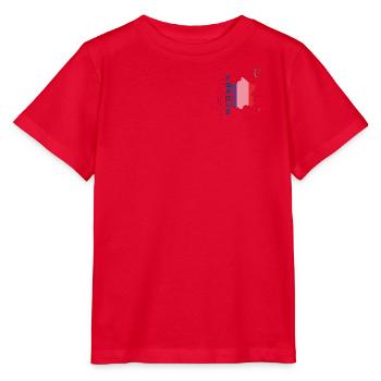 Miniature Drapeau Français Style et Patriotisme - T-shirt bio MINI CREATOR Stanley/Stella Enfant - rouge - Devant - Jaiden (125cm)