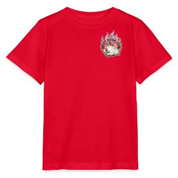 Spicy Book Club – For hot reading nights - Stanley/Stella MINI CREATOR Kids’ T-Shirt - red - Front - Jaiden (125cm)