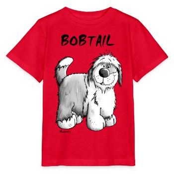 Bob the Bobtail - Stanley/Stella MINI CREATOR Kids’ T-Shirt - red - Front - Jaiden (125cm)