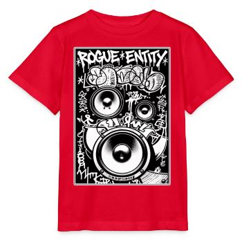 Rogue Entity Graffiti-Sprecher - Stanley/Stella Kinder T-Shirt MINI CREATOR  - Rot - Vorne - Jaiden (125cm)