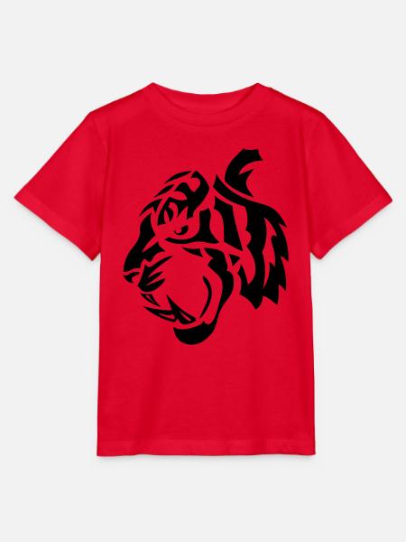 Stammes-Tiger - Stanley/Stella Kinder T-Shirt MINI CREATOR - Rot