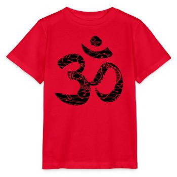 Ganesha Mantra OM Mantra, AUM Symbol, Yoga - Stanley/Stella Kinder T-Shirt MINI CREATOR  - Rot - Vorne - Jaiden (125cm)