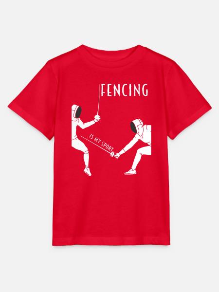Duell Fechten Fechtsport - Stanley/Stella Kinder T-Shirt MINI CREATOR  - Rot