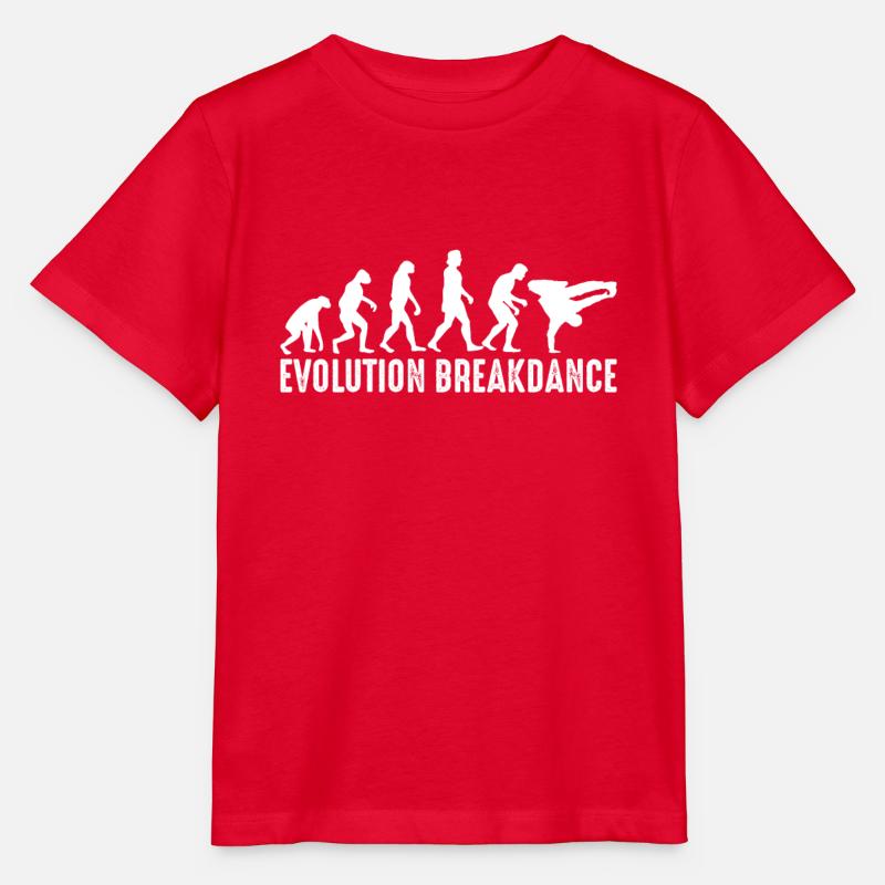 Évolution du break dance - T-shirt bio MINI CREATOR Stanley/Stella Enfant - rouge