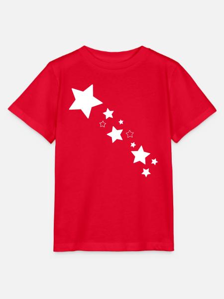 Sterne Stern Sternschnuppe - Stanley/Stella Kinder T-Shirt MINI CREATOR  - Rot