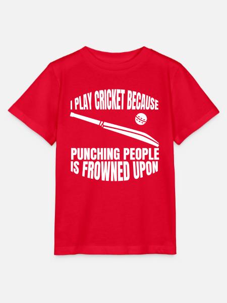 Kricket Cricket Kricketteam Kricketmannschaft - Stanley/Stella Kinder T-Shirt MINI CREATOR  - Rot