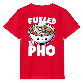 Pho Vietnamesisches Essen Vietnam Pho - Stanley/Stella Kinder T-Shirt MINI CREATOR  - Rot - Vorne - Jaiden (125cm)