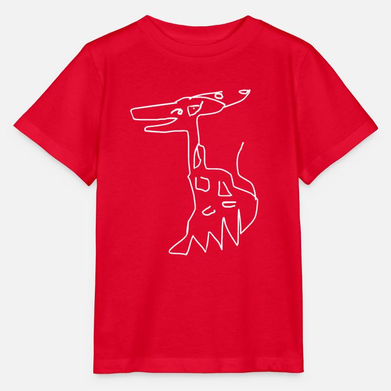 Girafe - T-shirt bio MINI CREATOR Stanley/Stella Enfant - rouge