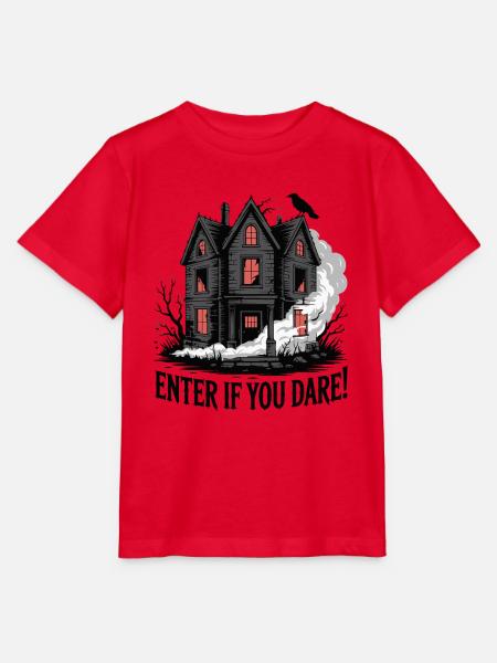 VERWUNSCHENE GEBÄUDE - Stanley/Stella Kinder T-Shirt MINI CREATOR - Rot