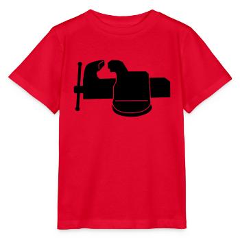 bench _vise_m1 - Stanley/Stella MINI CREATOR Kids’ T-Shirt - red - Front - Jaiden (125cm)