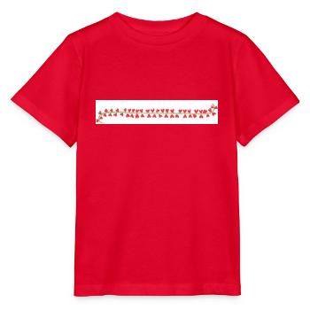 Band mit Herz - Stanley/Stella Kinder T-Shirt MINI CREATOR  - Rot - Vorne - Jaiden (125cm)