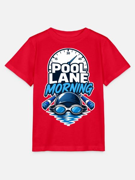 POOL LANE MORNING - Stanley/Stella Kinder T-Shirt MINI CREATOR  - Rot