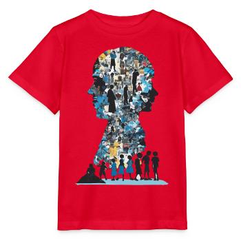The Human Puzzle - Stanley/Stella MINI CREATOR Kids’ T-Shirt - red - Front - Jaiden (125cm)