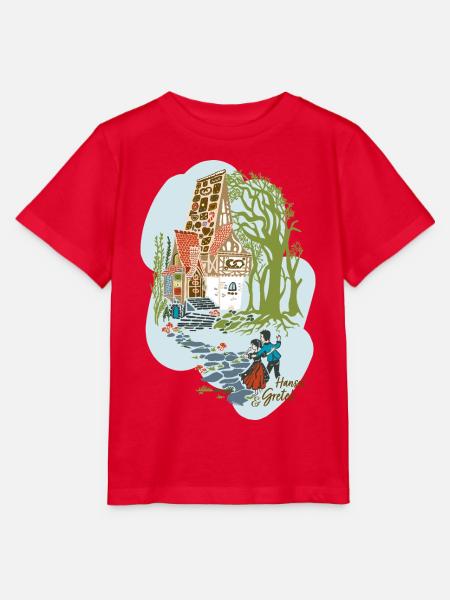Hänsel und Gretel vor Hexenhaus - Stanley/Stella Kinder T-Shirt MINI CREATOR - Rot