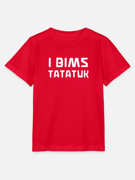 Tatatuk - Waldorf Zwerg - Geschenkidee - Stanley/Stella Kinder T-Shirt MINI CREATOR  - Rot