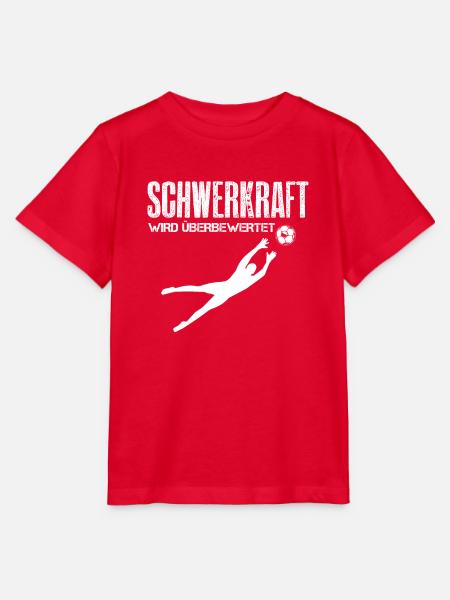 Fussball Shirt · Fußball · Kicker · Schwerkraft - Stanley/Stella Kinder T-Shirt MINI CREATOR  - Rot