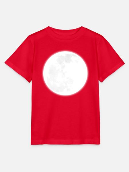 Full Moon - Stanley/Stella Kinder T-Shirt MINI CREATOR  - Rot