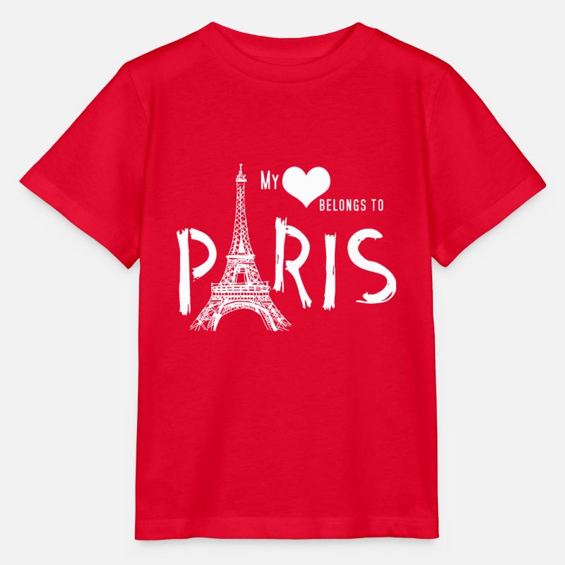 Paris - T-shirt bio MINI CREATOR Stanley/Stella Enfant - rouge
