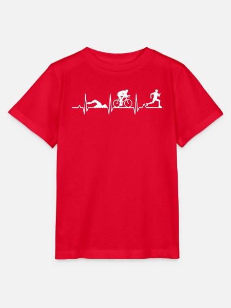 Herzschlag Triathlon - Stanley/Stella Kinder T-Shirt MINI CREATOR - Rot