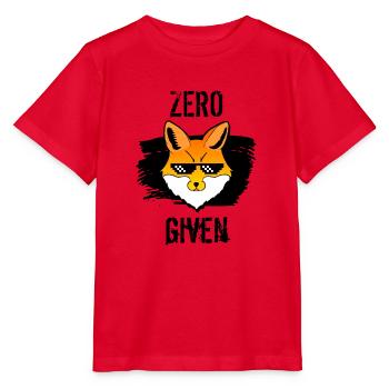 cooles Zero Fox Given Shirt - Stanley/Stella Kinder T-Shirt MINI CREATOR  - Rot - Vorne - Jaiden (125cm)