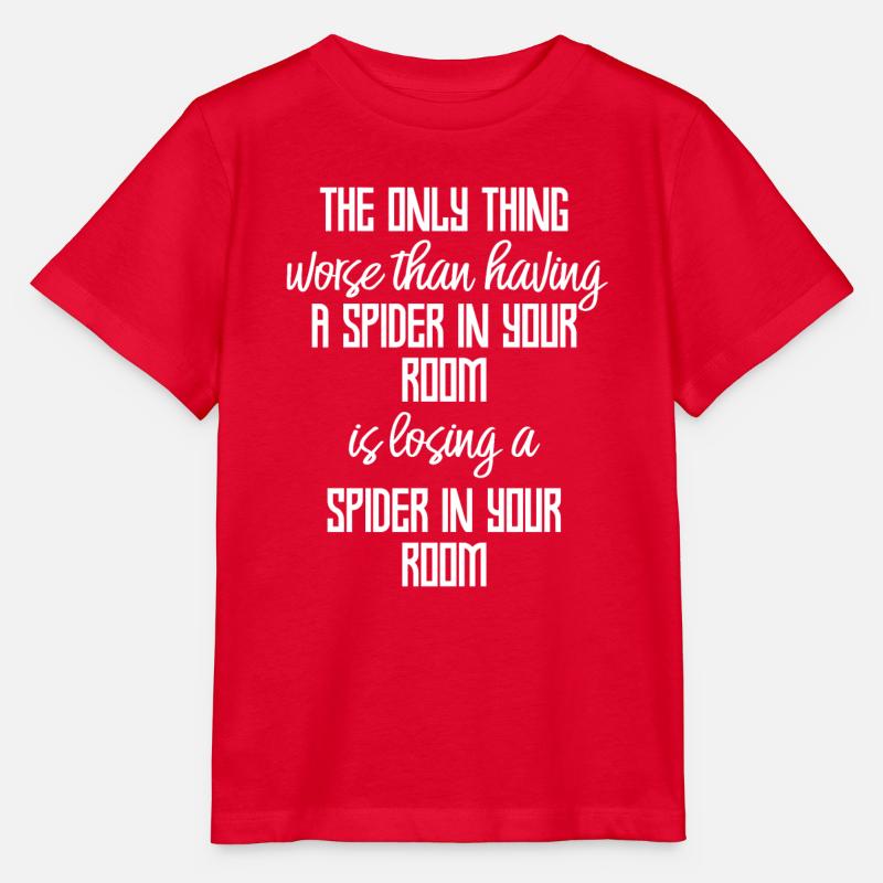 Araignée - Araignées - Araignée Propriétaire - Drôle - T-shirt bio MINI CREATOR Stanley/Stella Enfant - rouge