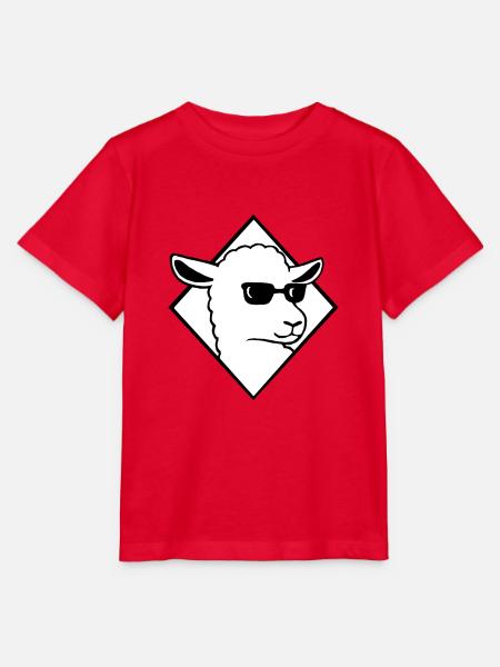Schaf - Stanley/Stella Kinder T-Shirt MINI CREATOR - Rot
