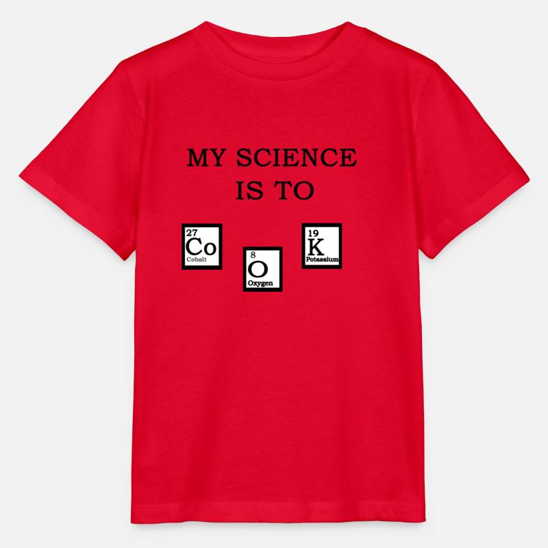 science cook - T-shirt bio MINI CREATOR Stanley/Stella Enfant - rouge