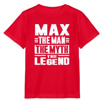 Max - Stanley/Stella Kinder T-Shirt MINI CREATOR  - Rot - Vorne - Jaiden (125cm)