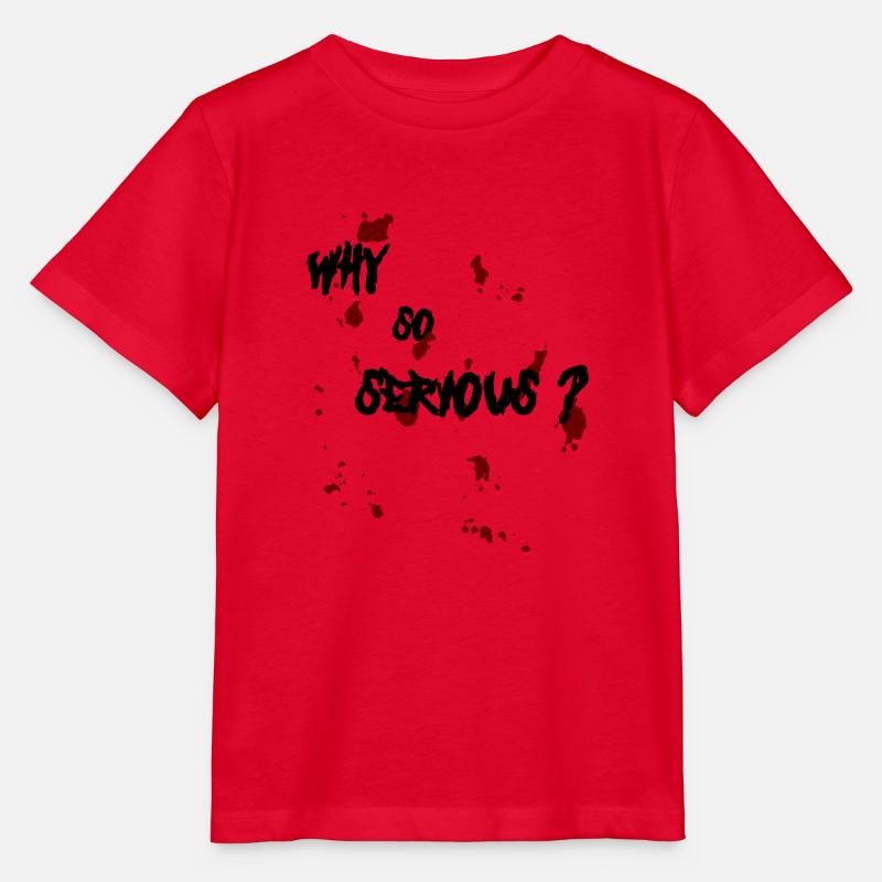 Why so serious? - Stanley/Stella Kinder T-Shirt MINI CREATOR - Rot