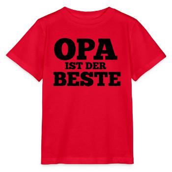 Lustiger Spruch für Opa Geschenkidee - Stanley/Stella Kinder T-Shirt MINI CREATOR  - Rot - Vorne - Jaiden (125cm)
