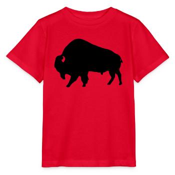 Bison - Stanley/Stella Kinder T-Shirt MINI CREATOR  - Rot - Vorne - Jaiden (125cm)
