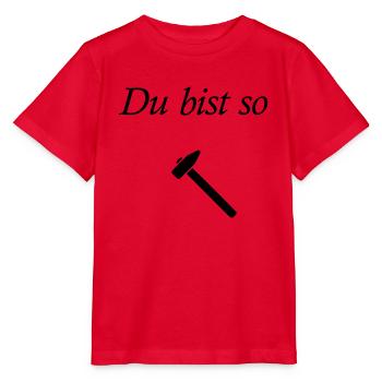 Hammer - Stanley/Stella Kinder T-Shirt MINI CREATOR  - Rot - Vorne - Jaiden (125cm)