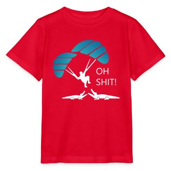 Paragliding - Stanley/Stella Kinder T-Shirt MINI CREATOR  - Rot - Vorne - Jaiden (125cm)