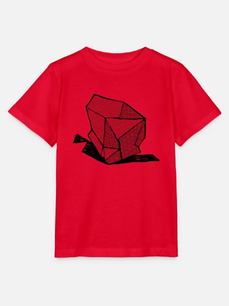ROCK Nr. 1 bw - Stanley/Stella Kinder T-Shirt MINI CREATOR - Rot