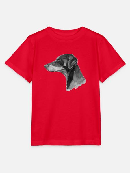 Dobermann Pincher - Stanley/Stella Kinder T-Shirt MINI CREATOR - Rot