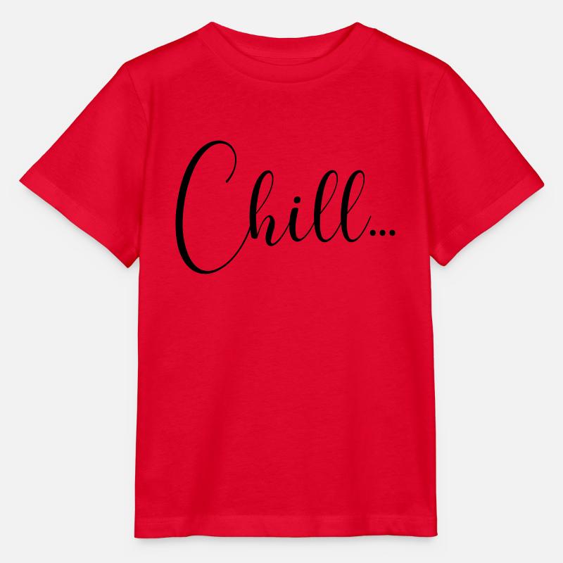 CHILL - T-shirt bio MINI CREATOR Stanley/Stella Enfant - rouge