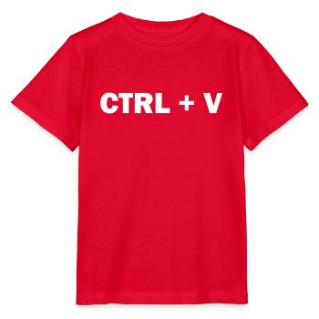 ctrl v - Stanley/Stella Kinder T-Shirt MINI CREATOR  - Rot - Vorne - Jaiden (125cm)