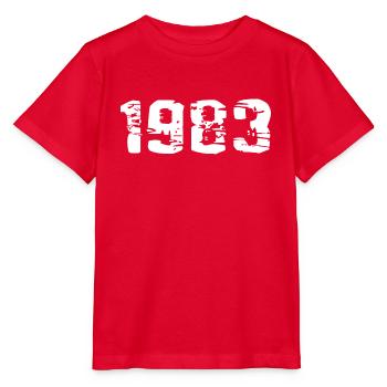1983 - Stanley/Stella Kinder T-Shirt MINI CREATOR  - Rot - Vorne - Jaiden (125cm)